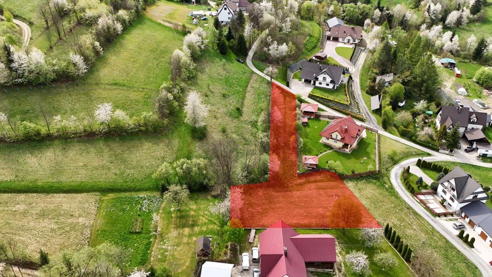 Działka budowlana z MPZP i dojazdem - Łętownia
