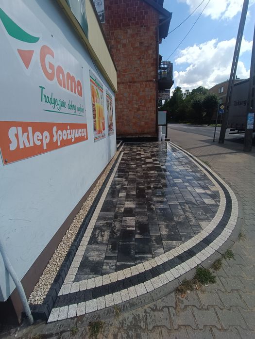 Układanie kostki brukowej , Usługi Brukarskie , Kostka brukowa