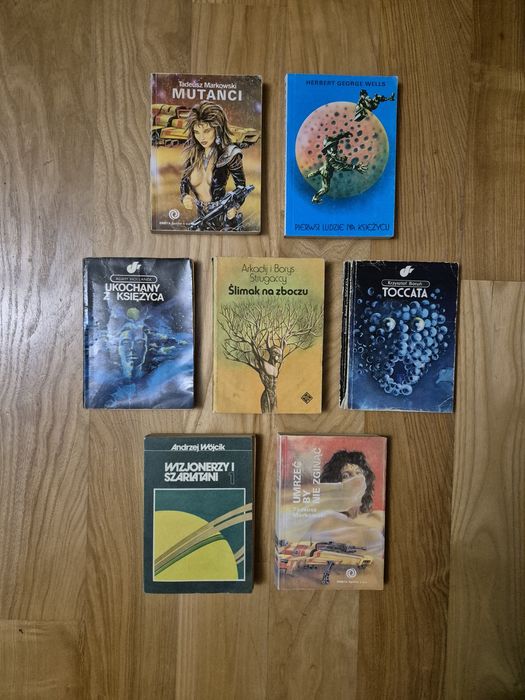 Fantastyka 7 książek Strugaccy Markowski i inni