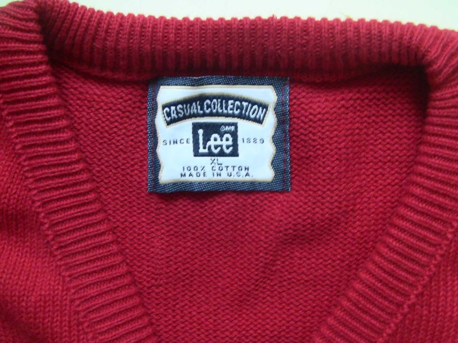 Мужской свитер, пуловер LEE, оригинал, размер XL(52-54)