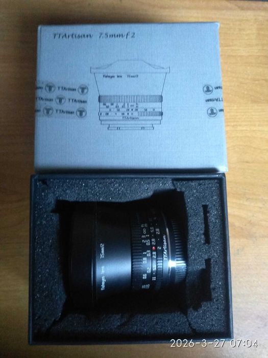 Obiektyw TTArtisan 7,5mmf2