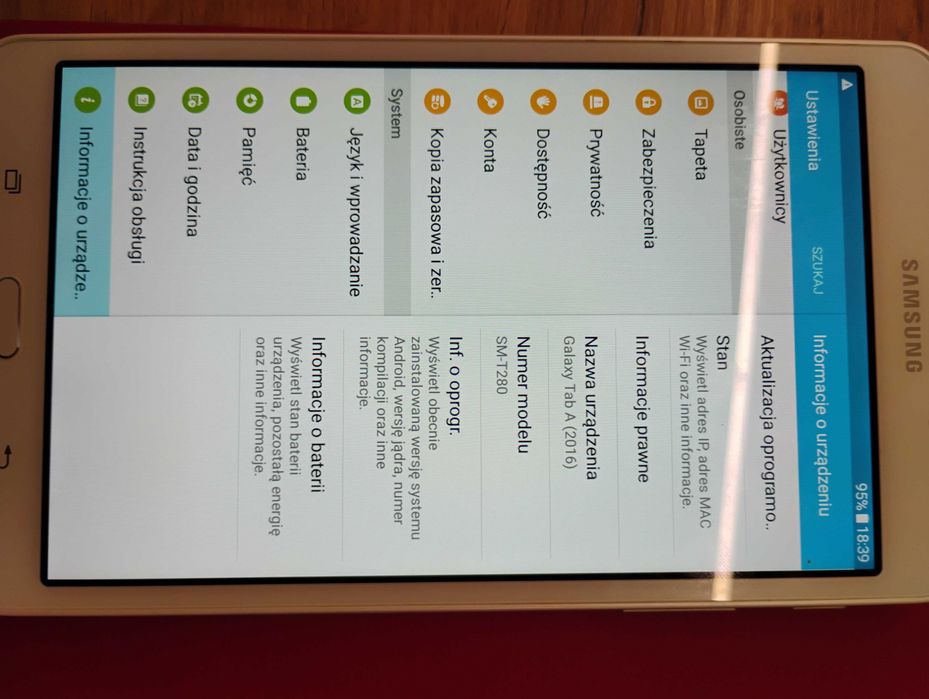 Tablet Samsung TAB 6