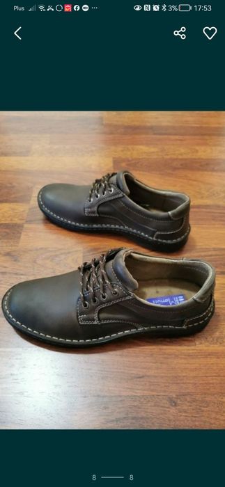 Skórzane Buty Męskie Lekkie Wygodne Comfort