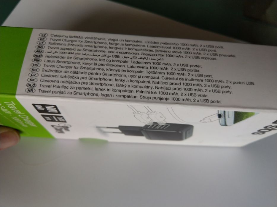 Adaptador para 2 telemóveis,kit mãos livres, programador electricidade