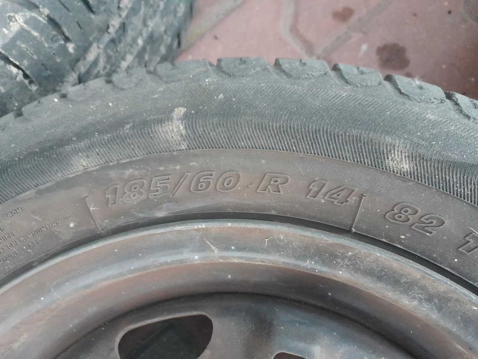 Koła felgi stalowe 14" 5x100 ET38 Vw Golf 4 Skoda Fabia opon 175/65/14