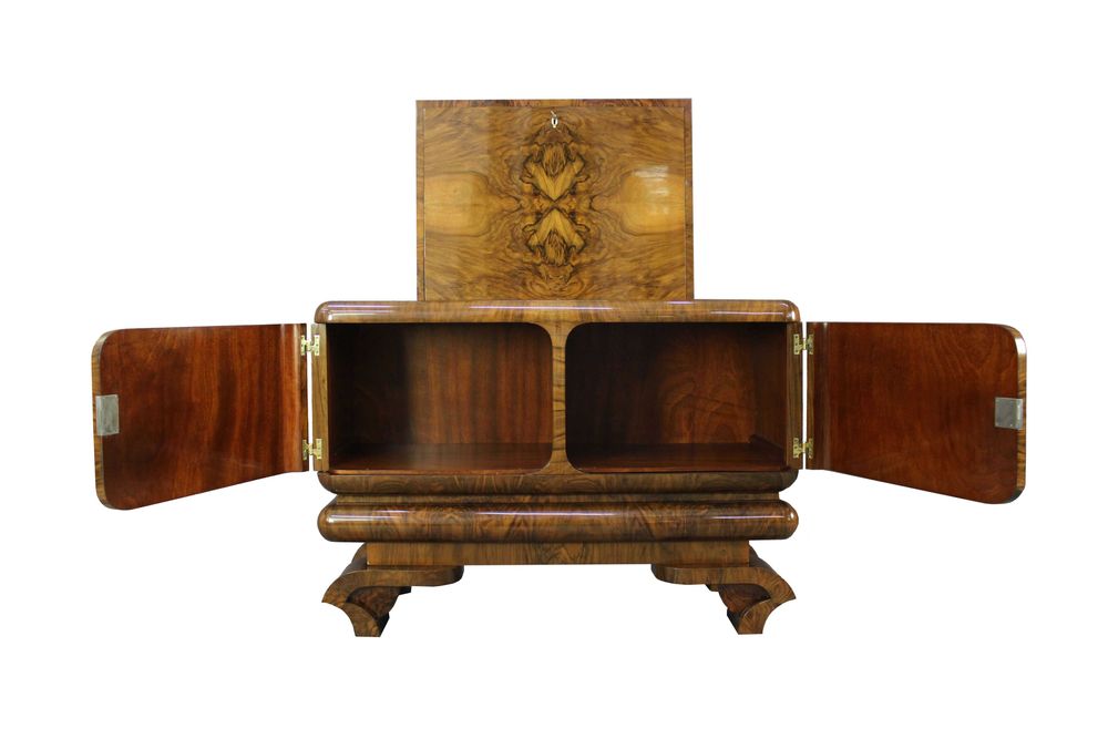 Unikatowy barek / pomocnik art - deco / po renowacji / antyki