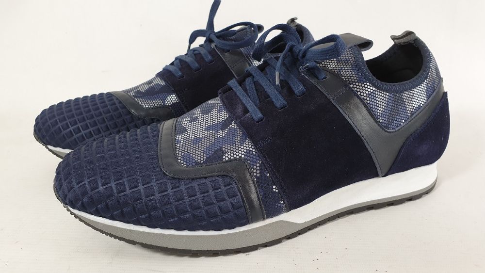LUCIANO PARTELLI skórzane nowe ADIDASY męskie R 42