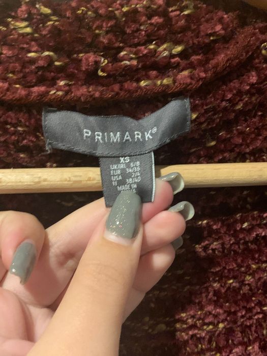 Casaco de malha bordeaux