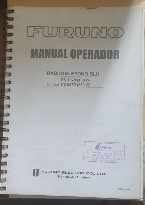 Rádio Telefone Marítimo MF/HF