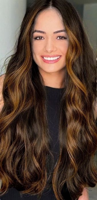 ShowJarlly Doczepki, 4 sztuki, 60 cm, brąz