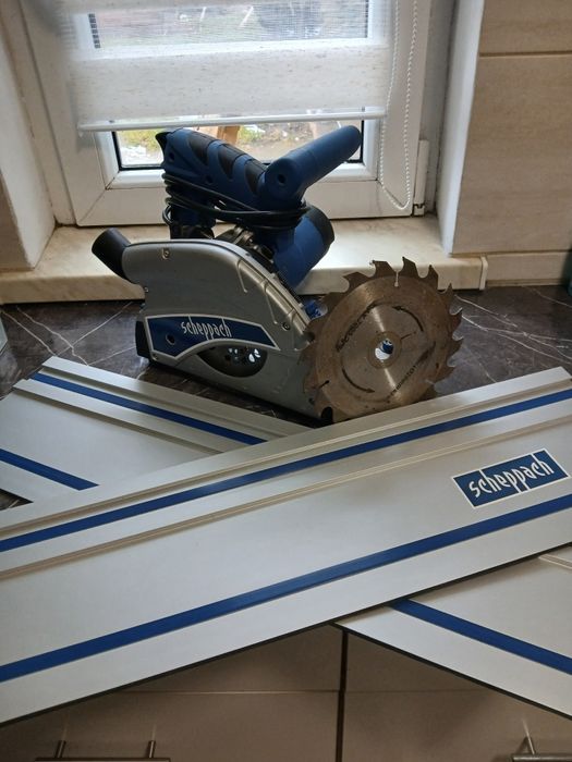 Pilarka zagłębiarka Scheppach z szynami