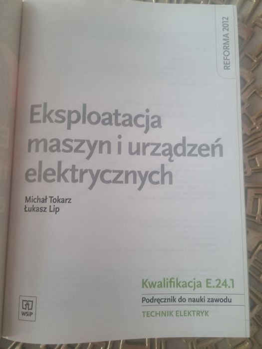 Podręcznik  Eksploatacja maszyn I urządzeń elektronicznych