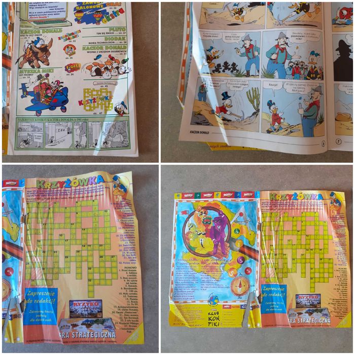 Kaczor Donald nr 27/1997 + dodatek gra Zawody balonowe komiks unikat