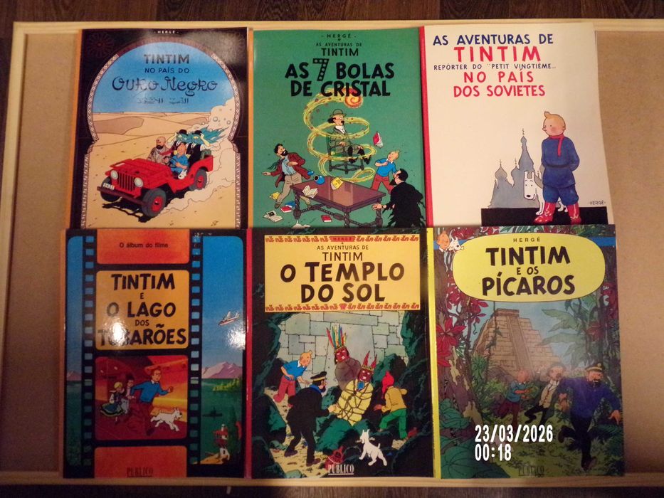 Banda desenhada -Timtim - Ásterix e outros