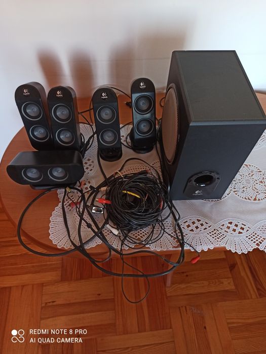 Głośniki i kierownica Logitech