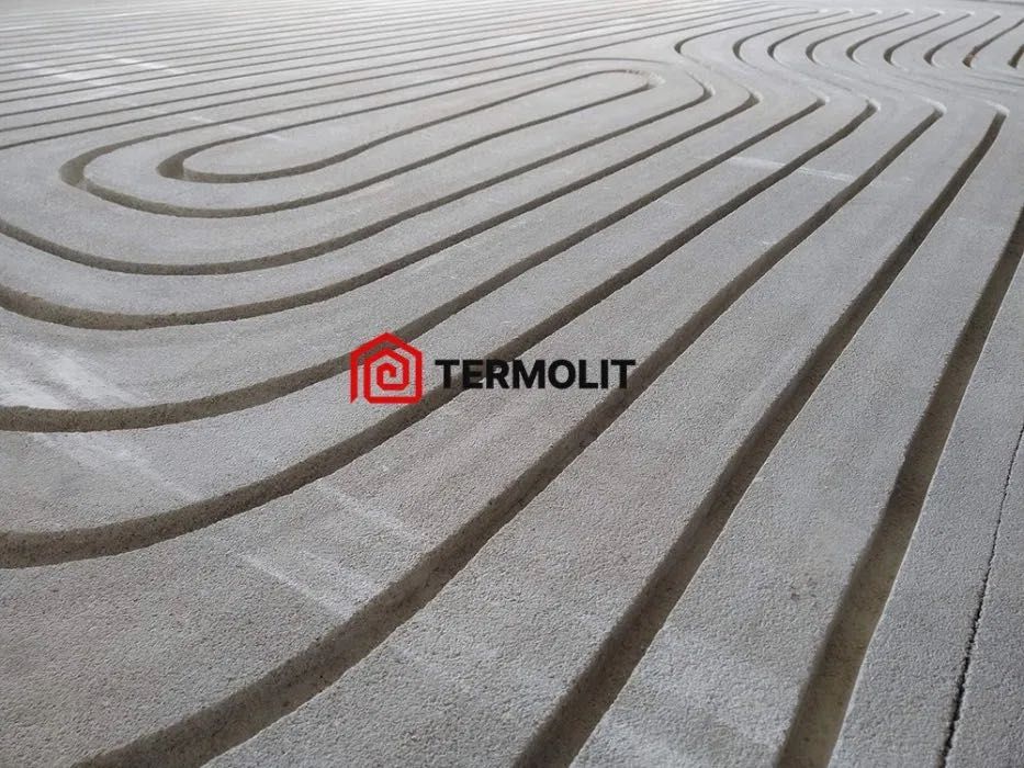 TERMOLIT Frezowanie pod ogrzewanie podłogowe frezowane - GDAŃSK