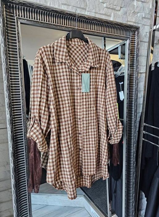 Butik koszula z koronką nowa kolekcja one size new