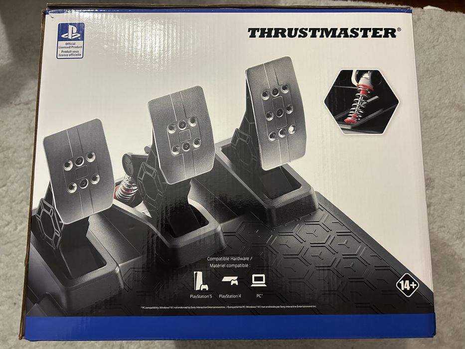 Volante com patilhas+pedais thrustmaster t248 (PC/PS5/PS4)
