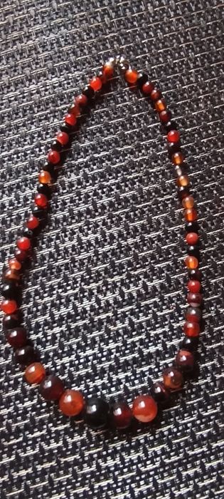 Калье из натурального сердолика