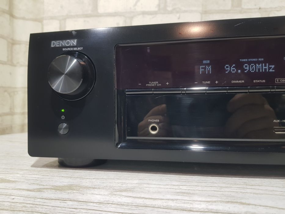 5.1 AV ресивер DENON AVR X1000+2 . 5x120 Вт, HDMI USB LAN