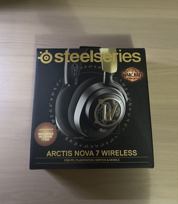 Навушники SteelSeries Arctis Nova 7 Wireless World of Warcraft Edition — ЛІМІТОВАНА СЕРІЯ