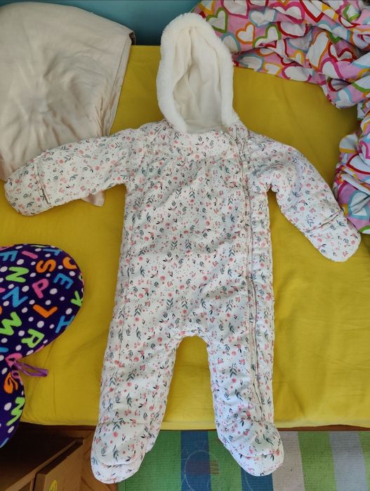 Macacão com pêlo 12-18 meses