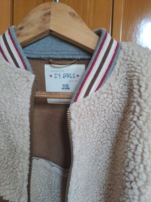 Blusão novo camel 11/12 anos