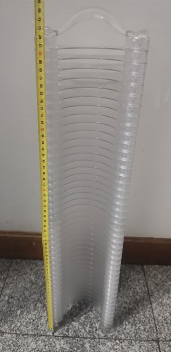 Estante de plástico porta CD