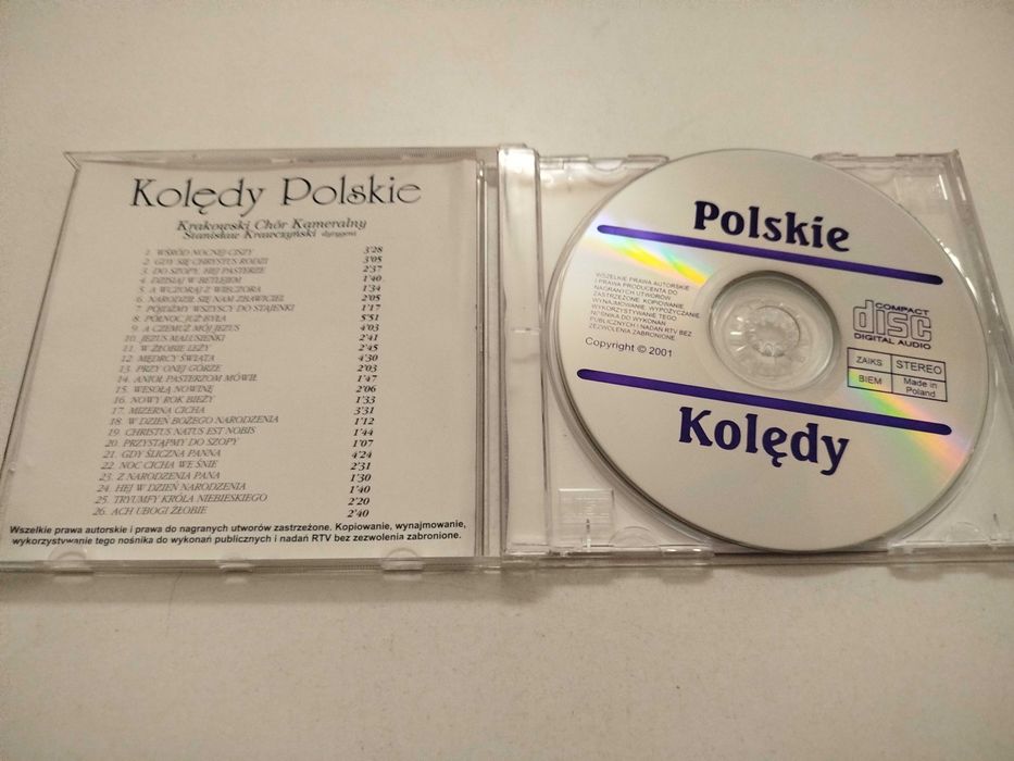 Kolędy Polskie Krakowski Chór Kameralny dyr Krawczyński CD Moderato