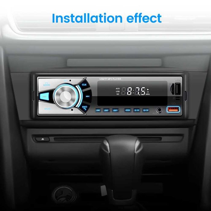 Rádio do carro do bluetooth, Leitor MP3, 1din