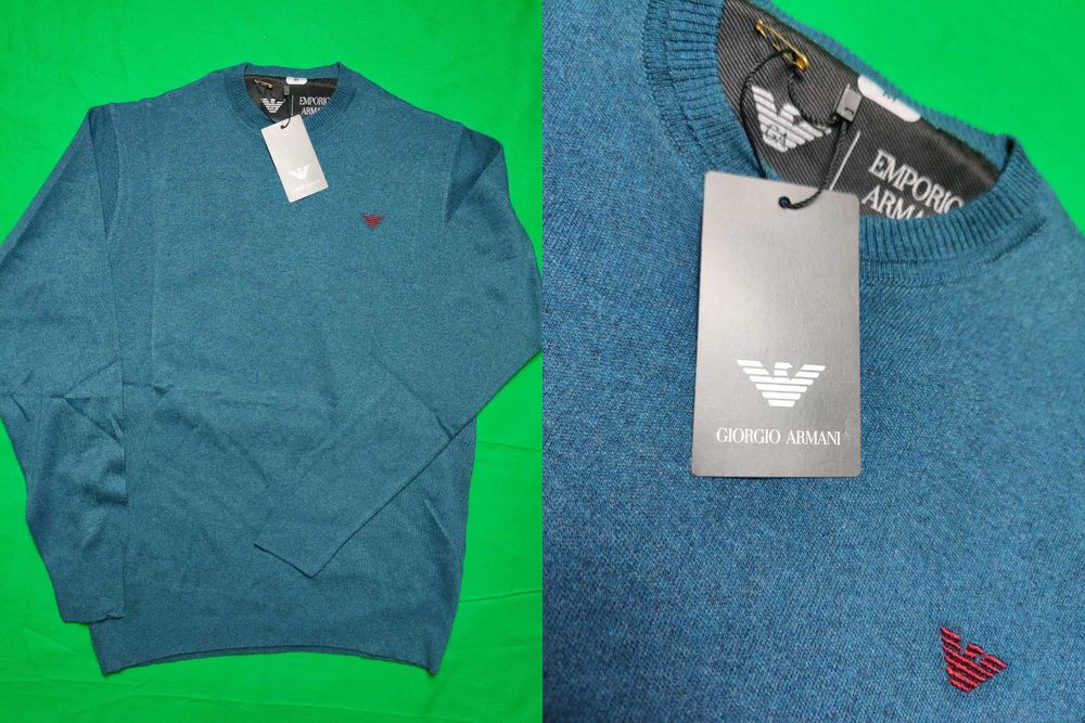 Sweter męski Armani kolory sweterek hit