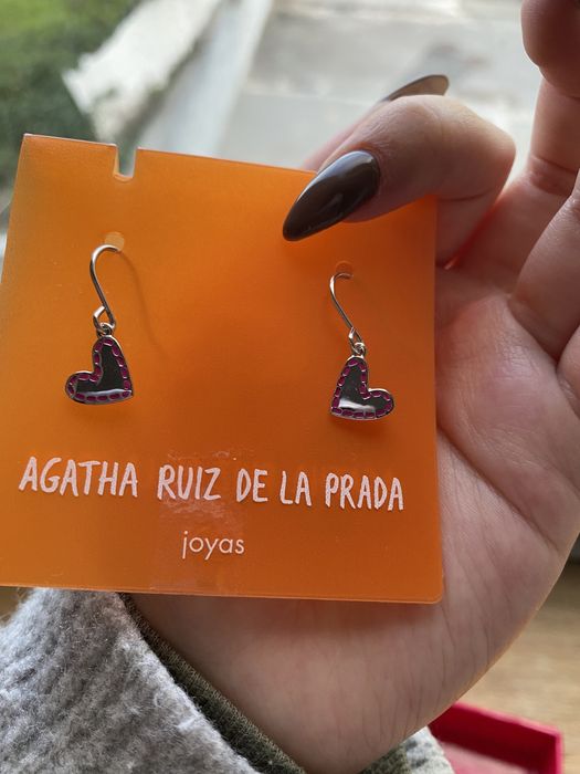 Brincos de coração Agatha Ruiz de La Prada