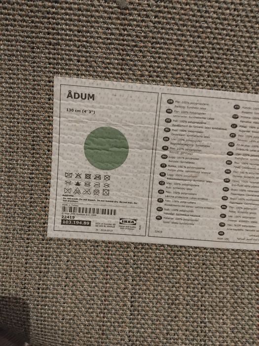 Dywan  Ikea zielony