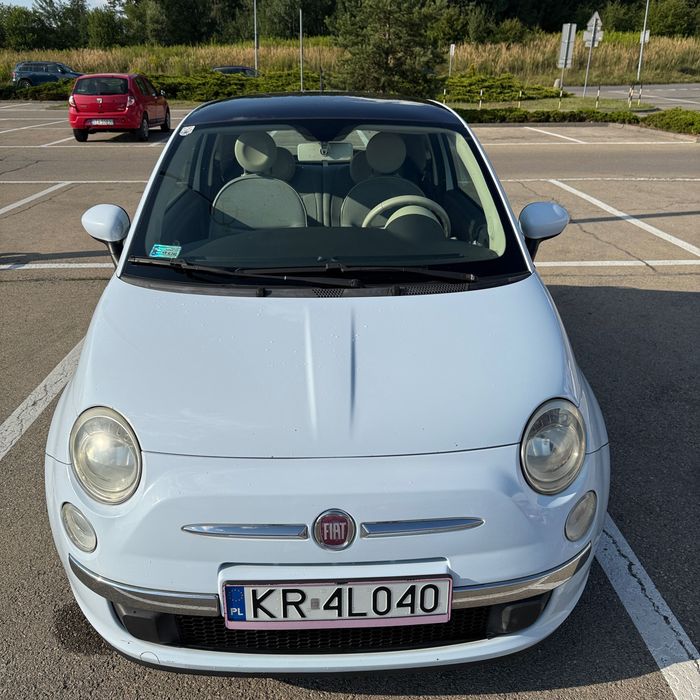 Fiat 500 | Bardzo niski przebieg (136 tys. km) | Garażowany | Serwisowany