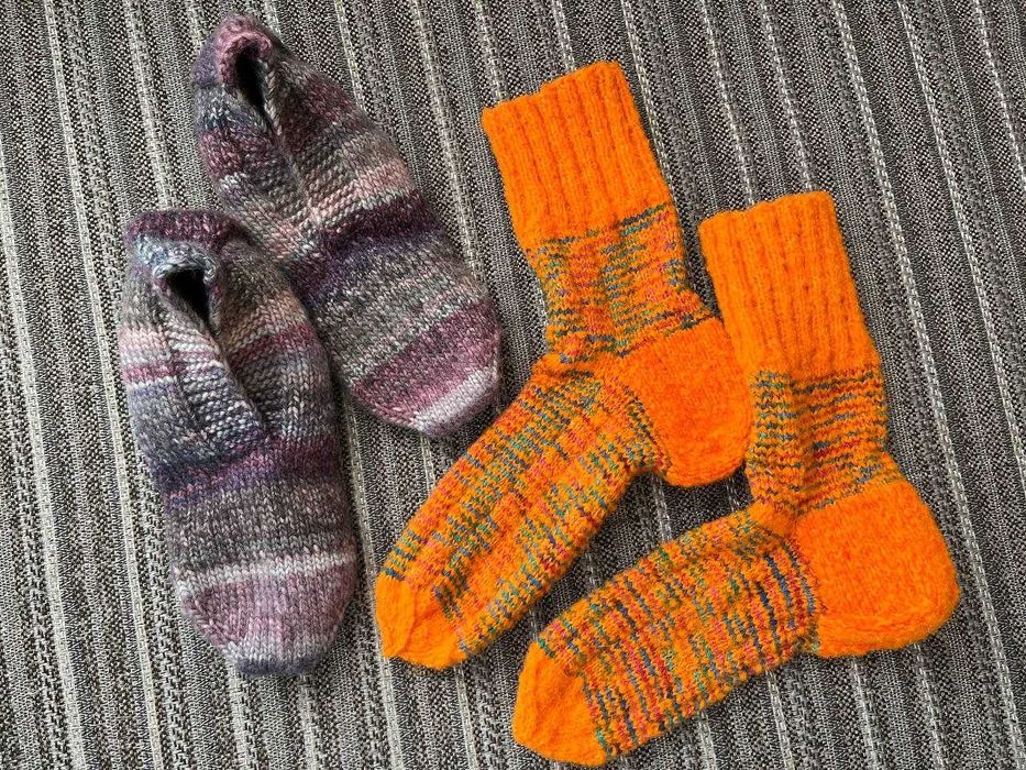 Теплі жіночі шкарпетки домашні тапочки носки 23см 24см