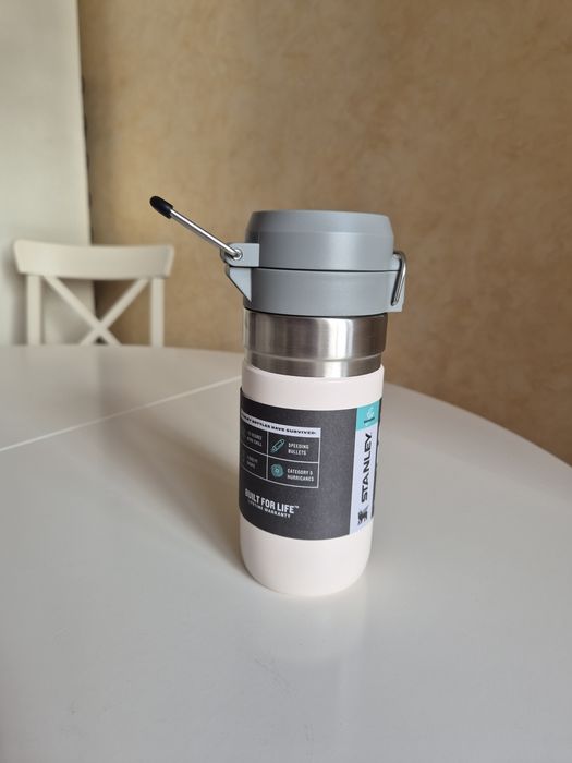 Термокружка Stanley GO Bottle Quick Flip 0.47л Rose Quartz термос