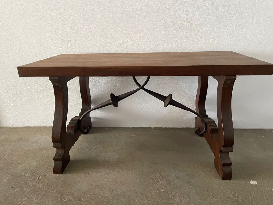 Mesa de centro/ coffee table retangular em madeira