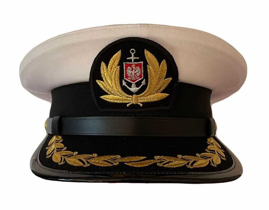 Czapka KAPITAŃSKA mundurowa wyjściowa wyprężona 60