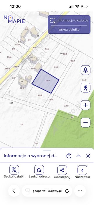 Jabłonów Działka Budowlana 13 arów