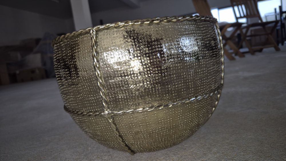 Vaso decoração metal