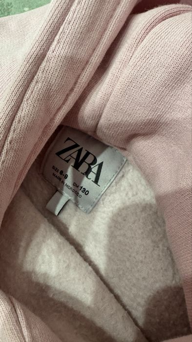 Худі Світшот zara на флісі 6-7 рочків для дівчинки
