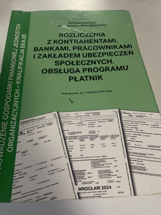Rozliczenia z kontrahentami, płatnik