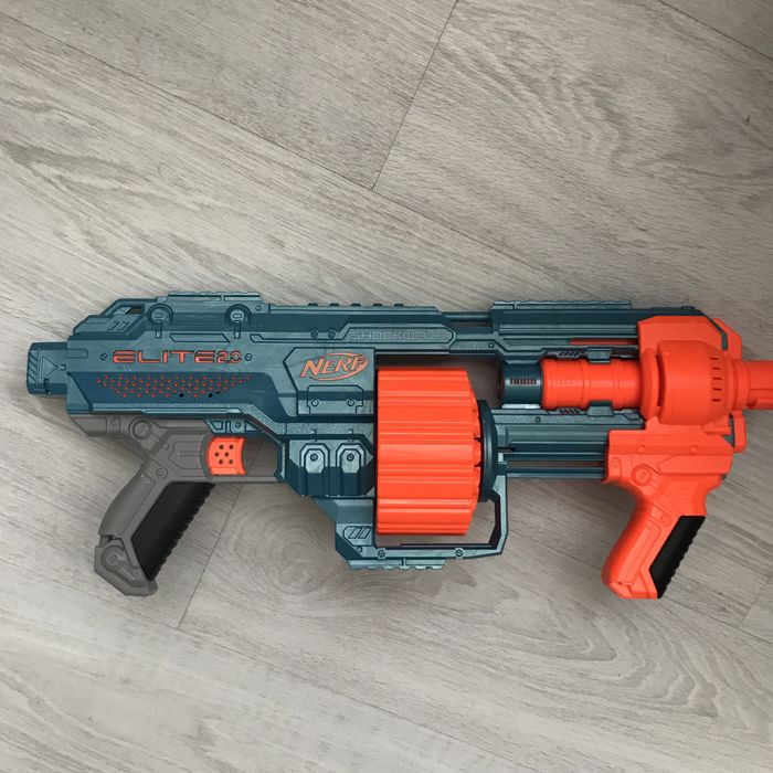 Nerf shockwave elite 2.0 пистолет дробовик