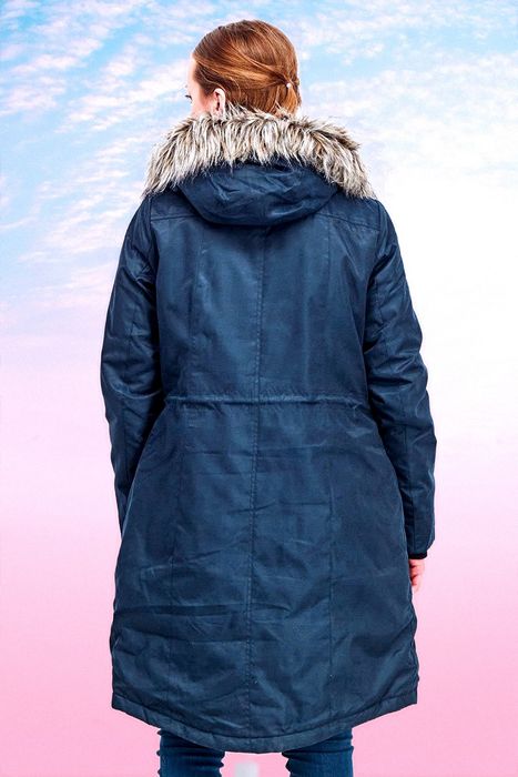 Damska parka z kapturem