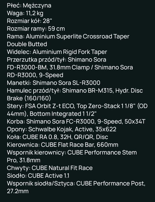 Cube Sl Road Pro