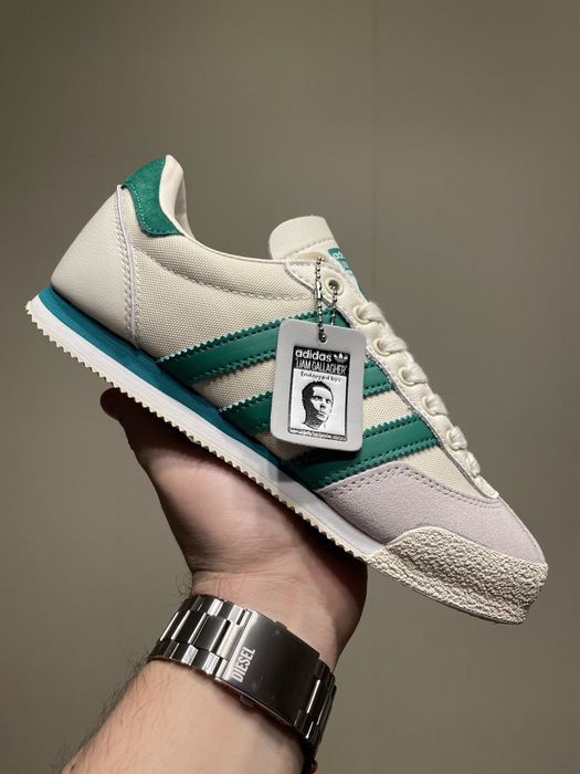 Кросівки Adidas Spezial X Liam Gallagher Beige/Green premium i97 | Кроссовки Адидас чоловічі