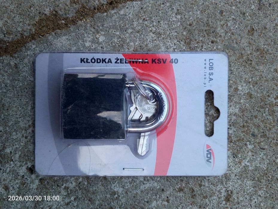 Kłódka żeliwna KSV 40