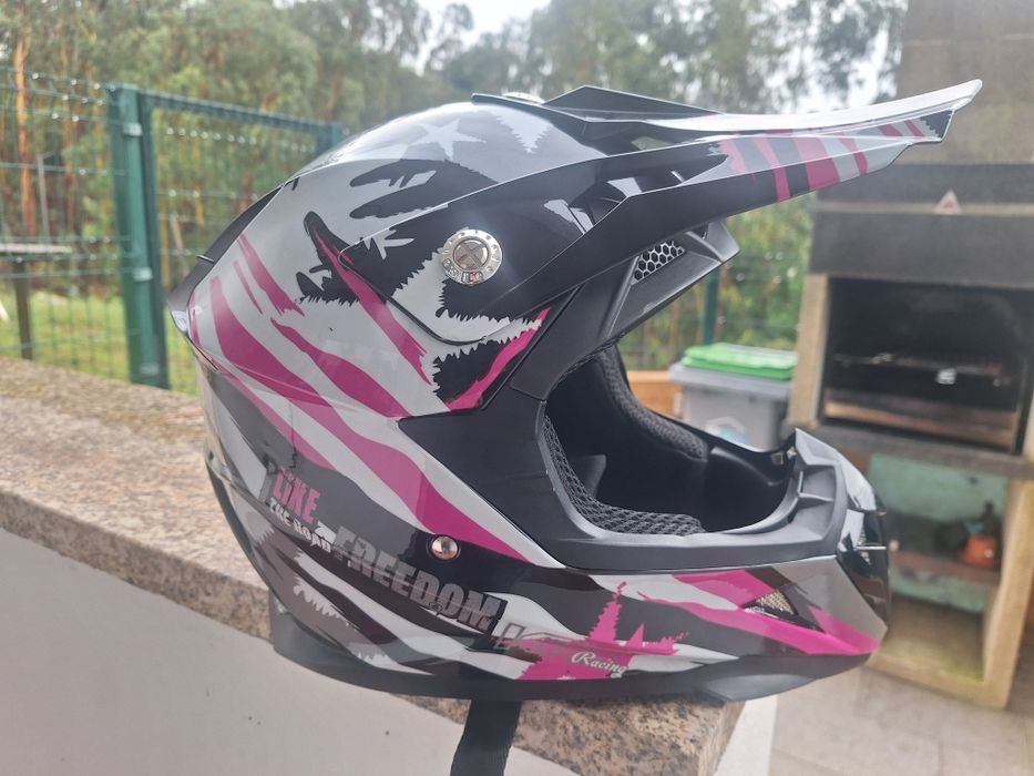 Capacete motocross tamanho S