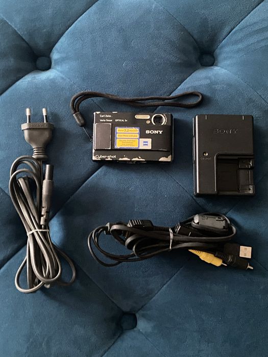 Sony Cyber-shot + Carregador Original + Bateria + Cartão 1 GB