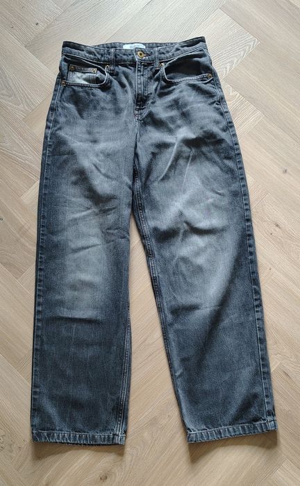 Spodnie jeansy dżinsy męskie czarne Reserved 28